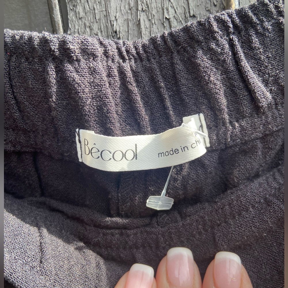 NEW-BE COOL Women's Black Wide Leg Pants - Picture 2 of 7